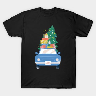 Christmas Car Design T-Shirt